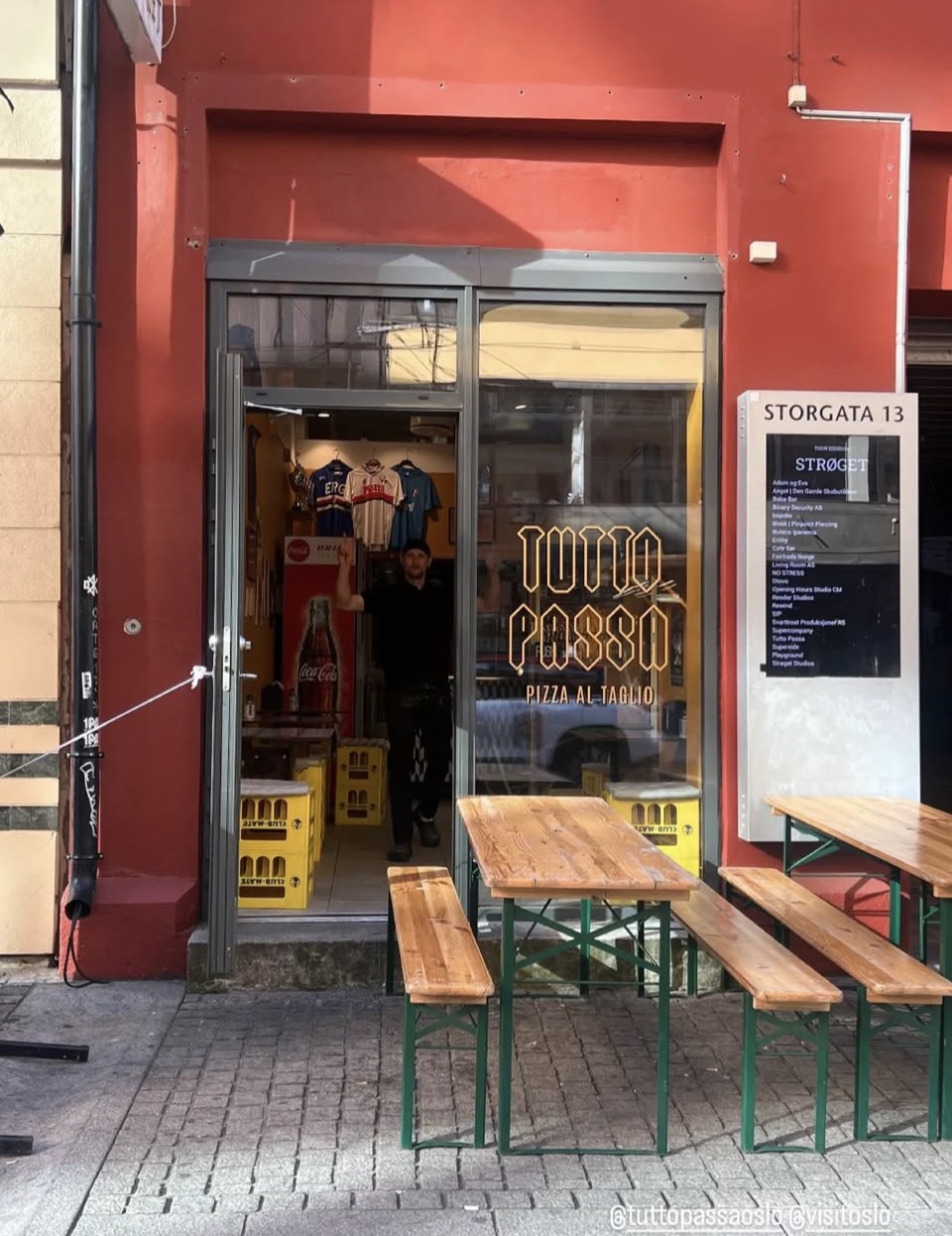 Tutto Passa fasade i Storgata 13